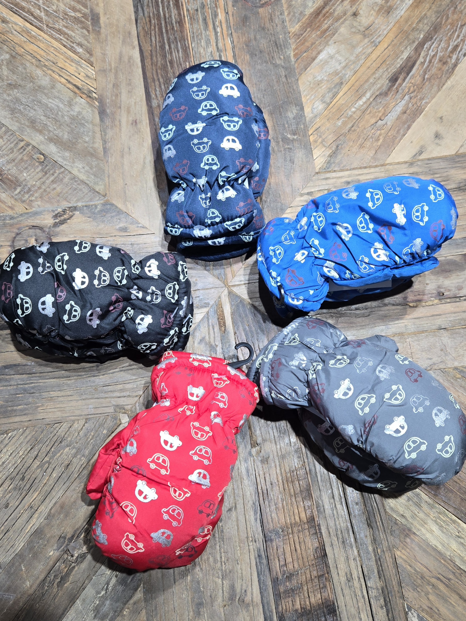 Kinder Fäustlinge "Auto" 