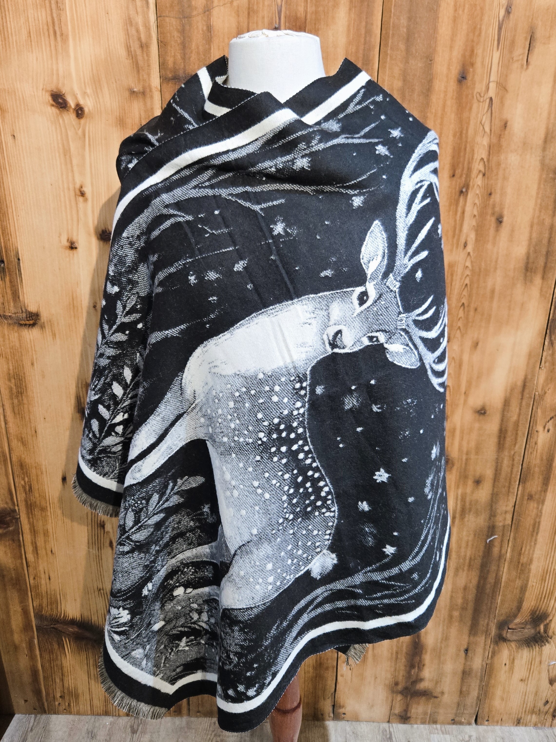 Damen-Schal "Hirschkuh" (1336)